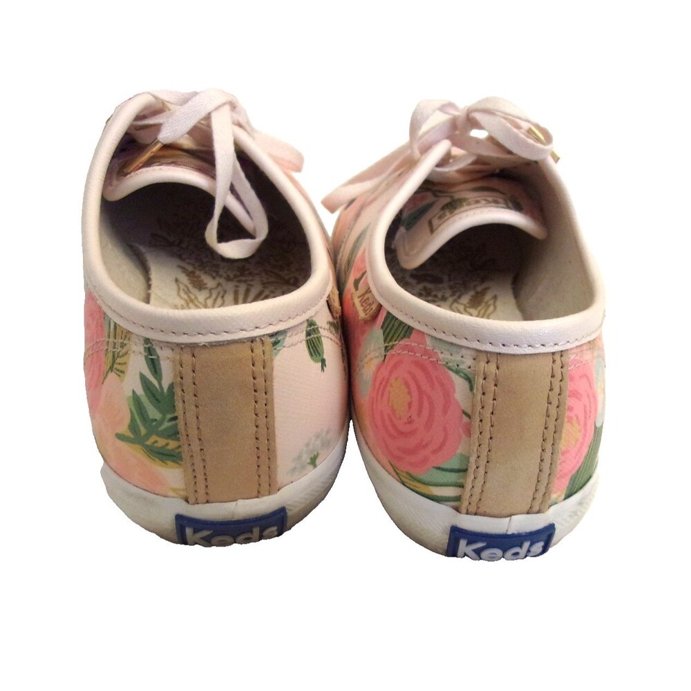 Keds Rifle Paper Company Design Coated Canvas Rubber Floral Sz. 8 M - Picture 5 of 7